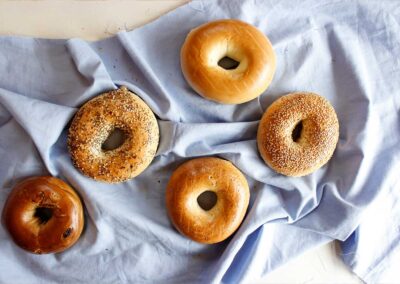 Assorted bagels