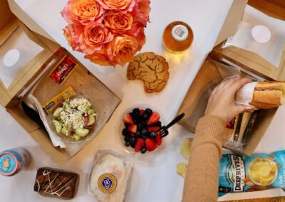 Box lunch to go at Corner Cafe