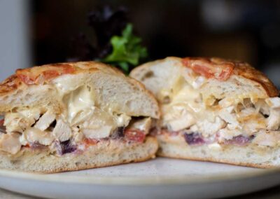 Chicken salad on Foccacia